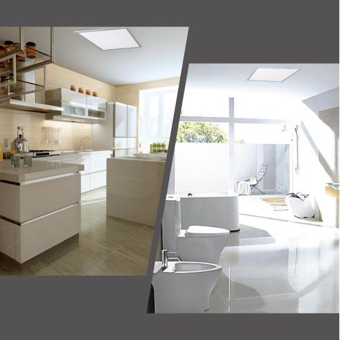 PANEL LED E5 SLIM 60X60 / 40W LUZ NATURAL 4000K MARCO BLANCO (CON DRIVER)