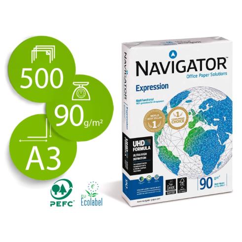 Papel A3 Navigator 90g 500 Hojas