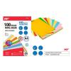 Papel A4 100 hojas 80g Color Surtido