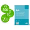 Papel A4 80g/m2 Liso Microperforado en Dos Partes Iguales Paquete de 500 hojas