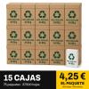 Papel A4 reciclado 80 g · 15 cajas de folios (37.500 hojas)