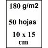 Papel Fotografico 10x15 180gr Glossy 50uds