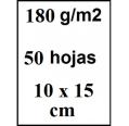 Papel Fotografico 10x15 180gr Glossy 50uds