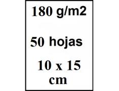 Papel Fotografico 10x15 180gr Glossy 50uds