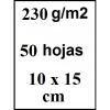 Papel Fotografico 10x15 230gr Glossy 50uds