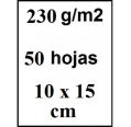 Papel Fotografico 10x15 230gr Glossy 50uds