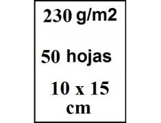 Papel Fotografico 10x15 230gr Glossy 50uds