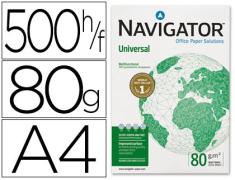 Papel multifuncion A4 Navigator 80 g/m2 500 folios