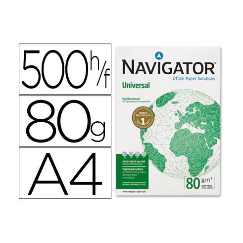 paquete de folios navigator 80 gr a4