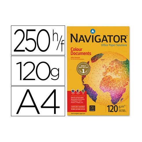 Papel Navigator Colour Documents A4 120 gr 250 hojas