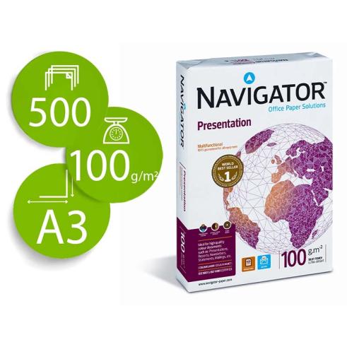 Papel Navigator Presentation A3 100gr 500 Hojas