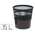 PAPELERA DE PLÁSTICO 119 NEGRA