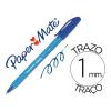 PAPERMATE BOLIGRAFO INKJOY 100 STICK AZUL