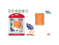 Pasta para Modelar Naranja Neón Flexi Soft 60g