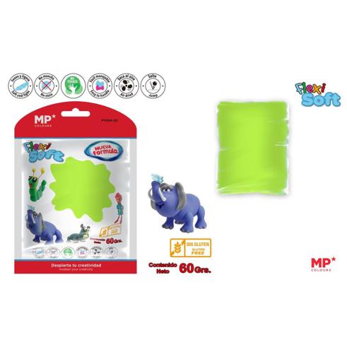 Pasta para Modelar Verde Hierba Flexi Soft 60g