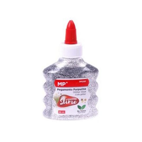 Pegamento con Purpurina Plata 88ml MP
