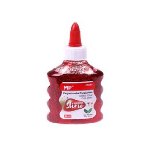 Pegamento con Purpurina Rojo 88ml MP