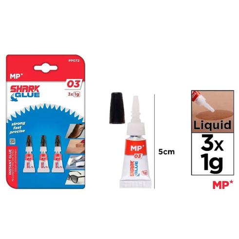Pegamento Instantáneo 3x1g