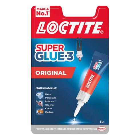 Pegamento Loctite Super Glue 3 - Adhesivo Universal Instantáneo
