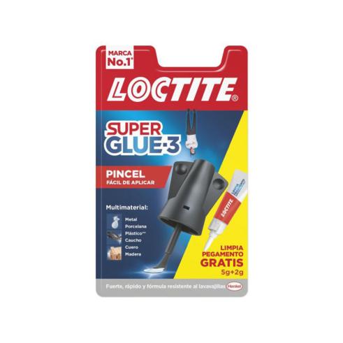 Pegamento Loctite Super Glue-3 Pincel 5g+2g Gratis