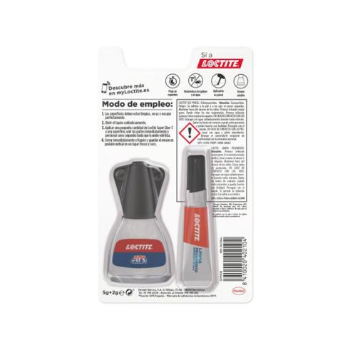 Pegamento Loctite Super Glue-3 Pincel 5g+2g Gratis
