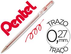 PENTEL BOLIGRAFO SUPER BK 77 ROJO