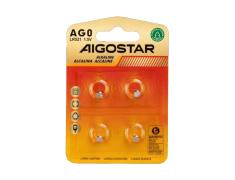 Pila de Botón AG0 LR69 / LR521  de 1,5 V 4 Uds.