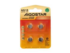 Pila de Botón AG10 LR54 / LR1130 de 1,5 V 4 Uds.