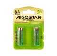 PILA RECARGABLE AA 1.2V 1600mAH (2 UNIDADES)