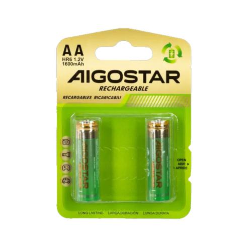 PILA RECARGABLE AA 1.2V 1600mAH (2 UNIDADES)
