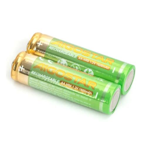 PILA RECARGABLE AA 1.2V 1600mAH (2 UNIDADES)