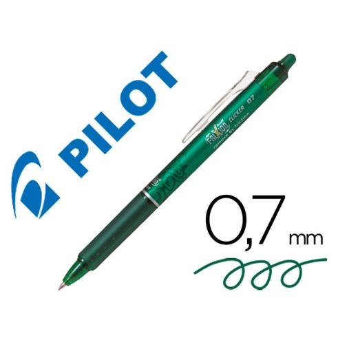PILOT FRIXION CLICKER BORRABLE 0,7MM VERDE