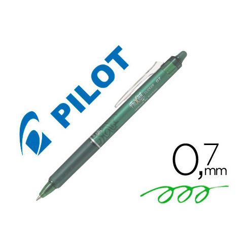 PILOT FRIXION CLICKER BORRABLE 0,7MM VERDE CLARO