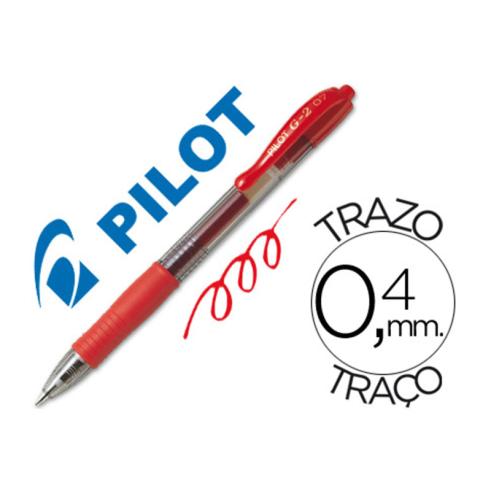 PILOT G-2. ROLLER TINTA DE GEL 0,7MM ROJO