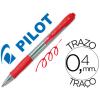 PILOT SUPER GRIP RETRACTIL ROJO