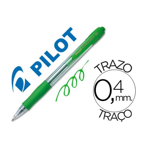 PILOT SUPER GRIP RETRACTIL VERDE