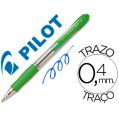 PILOT SUPER GRIP RETRACTIL VERDE CLARO
