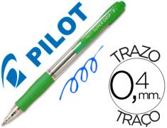 PILOT SUPER GRIP RETRACTIL VERDE CLARO