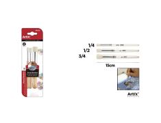 Pincel para Plantillas 3u (1/4, 1/2, 3/4)