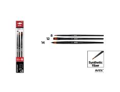Pincel Profesional Sintetico 3u (8, 14, 12)