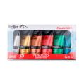 PINTURA ACRILICA 6 TUBOS COLORES METALIZADOS 75ML