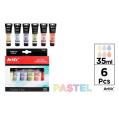 PINTURA ACRILICA 6 TUBOS COLORES PASTEL 35ML ARTIX