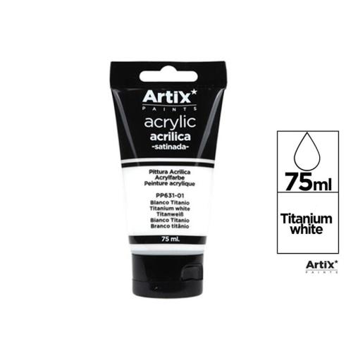 PINTURA  ACRILICA BLANCA 75ML ARTIX