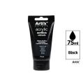 PINTURA ACRILICA NEGRO 75ML ARTIX
