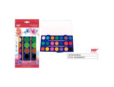 PINTURA ACUARELA 21 COLORES MP