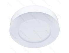 PLAFÓN LED CIRCULAR E6 SLIM / 24W LUZ CALIDA 3000K (D246.5*H34.5mm) MARCO BLANCO DE SUPERFICIE