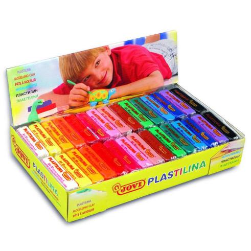 PLASTILINA 30unidades 15 COLORES SURTIDOS JOVI 50gr