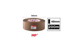 Precinto Adhesivo Marrón 48 mm x 200 m MP Cinta de Embalaje