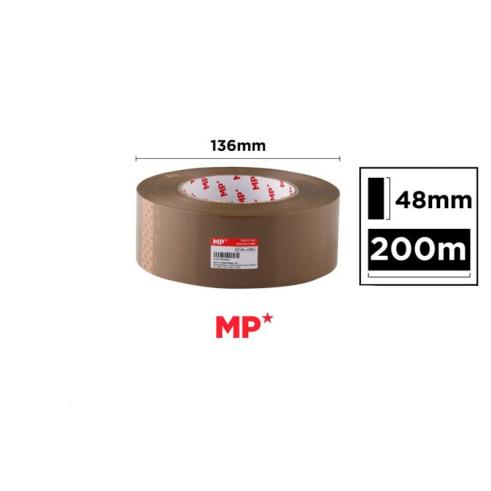 Precinto Adhesivo Marrón 48 mm x 200 m MP Cinta de Embalaje