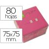 Q-CONNECT BLOC 80 NOTAS REPOSICIONABLES 76 X 76 MM ROSA NEON